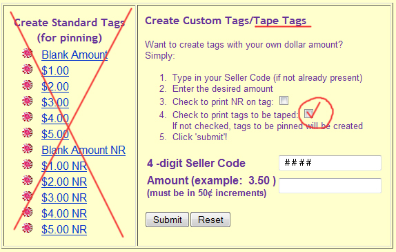 Tape tag generator